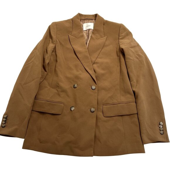 Aritzia Wilfred Destiny Blazer in Brown - Picture 1 of 3